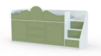 Кровать-чердак Стриж-1 BMS из МДФ