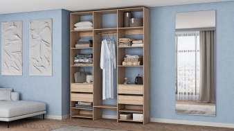 Стеллаж для одежды Мирта 94 BMS по индивидуальному размеру