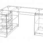 Схема сборки Угловой компьютерный стол Элен 10 BMS