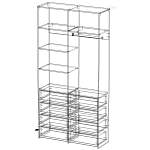 Схема сборки Стеллаж для одежды Мирта 3 BMS