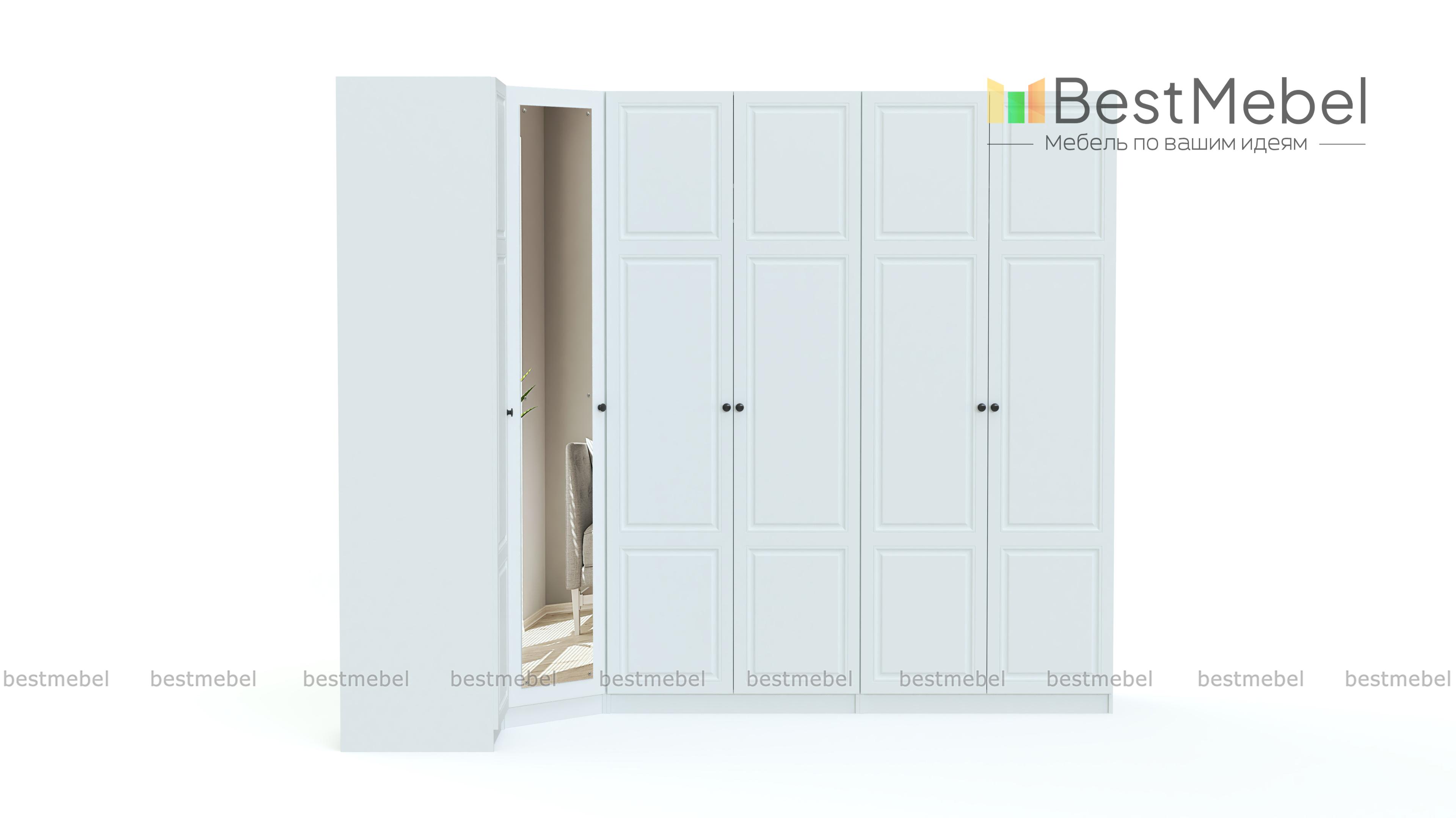 Шкаф угловой Франк 38 BMS - Фото
