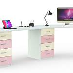 Письменный стол для двоих Виктория 27 BMS - Фото 4