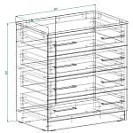 Комод Остин 3 BMS