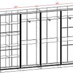 Схема сборки Шкаф-купе четырехдверный Garant 4 BMS