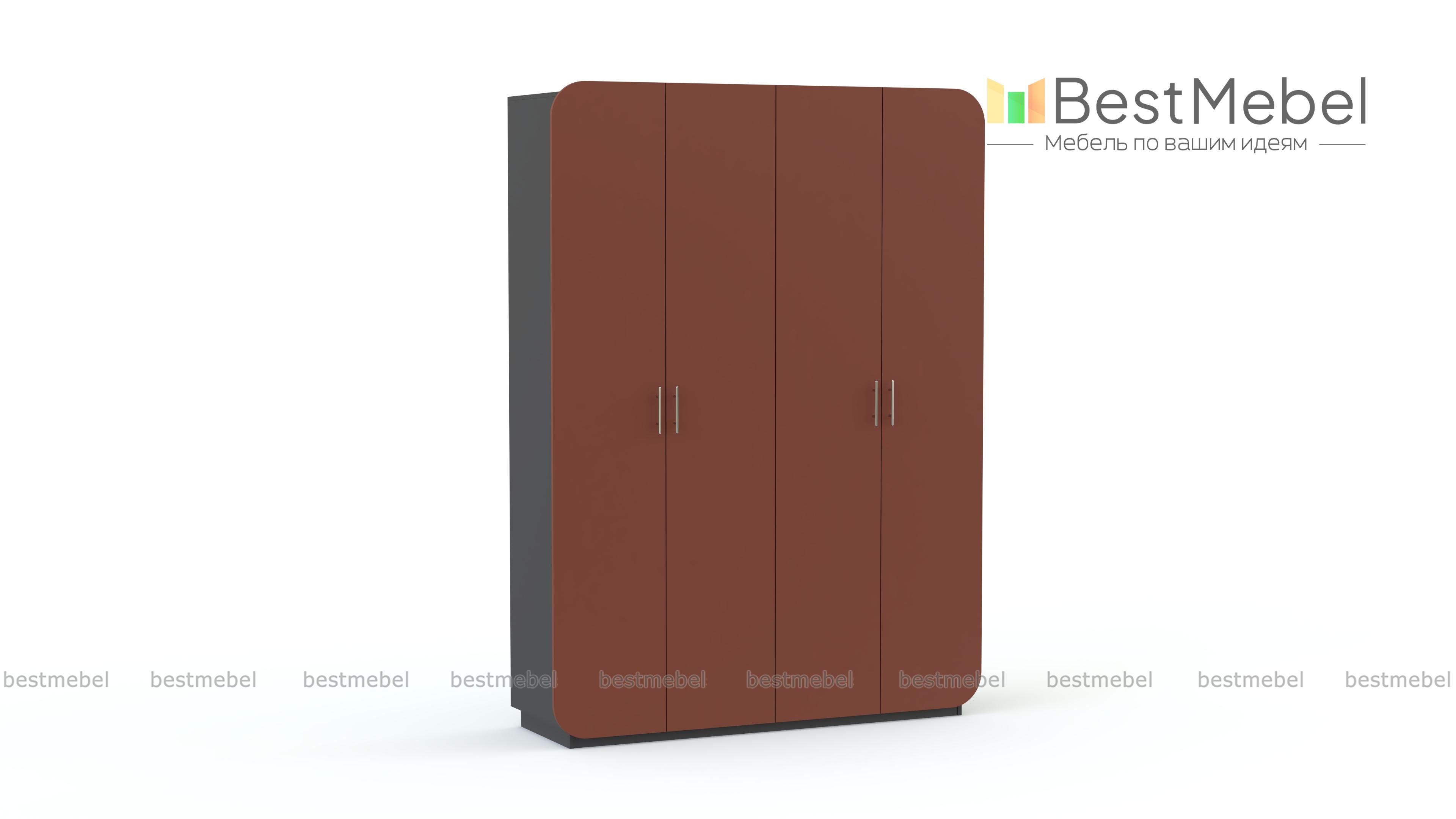 Распашной шкаф Модерно 14.1 BMS - Фото