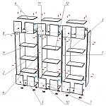 Схема сборки Стеллаж Тунис-6 BMS