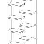 Чертеж Стеллаж Сонет 1 BMS