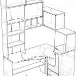 Схема сборки Компьютерный стол Мирма С-2 BMS