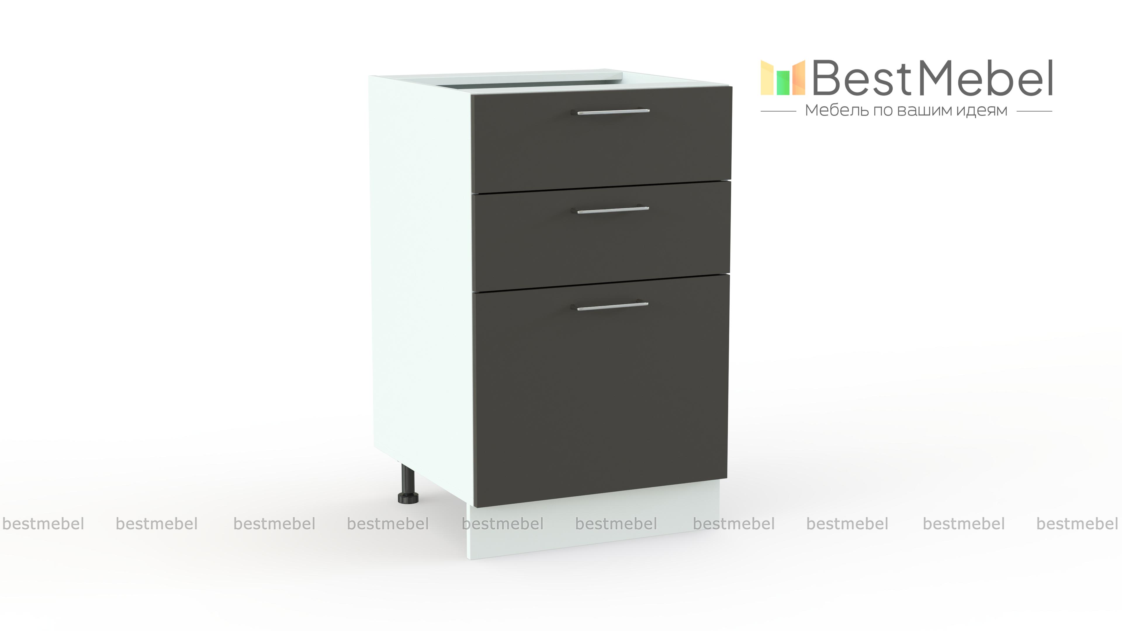 Стол с 3-мя ящиками Арт BMS - Фото