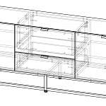 Схема сборки Тумба под ТВ Пьеро 15 BMS