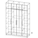 Распашной шкаф Вилета 8 (1800*2700*600)