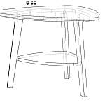 Журнальный стол Арканзас 13 BMS