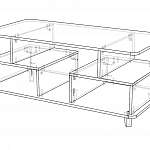 Схема сборки Журнальный стол Аллюр 9 BMS