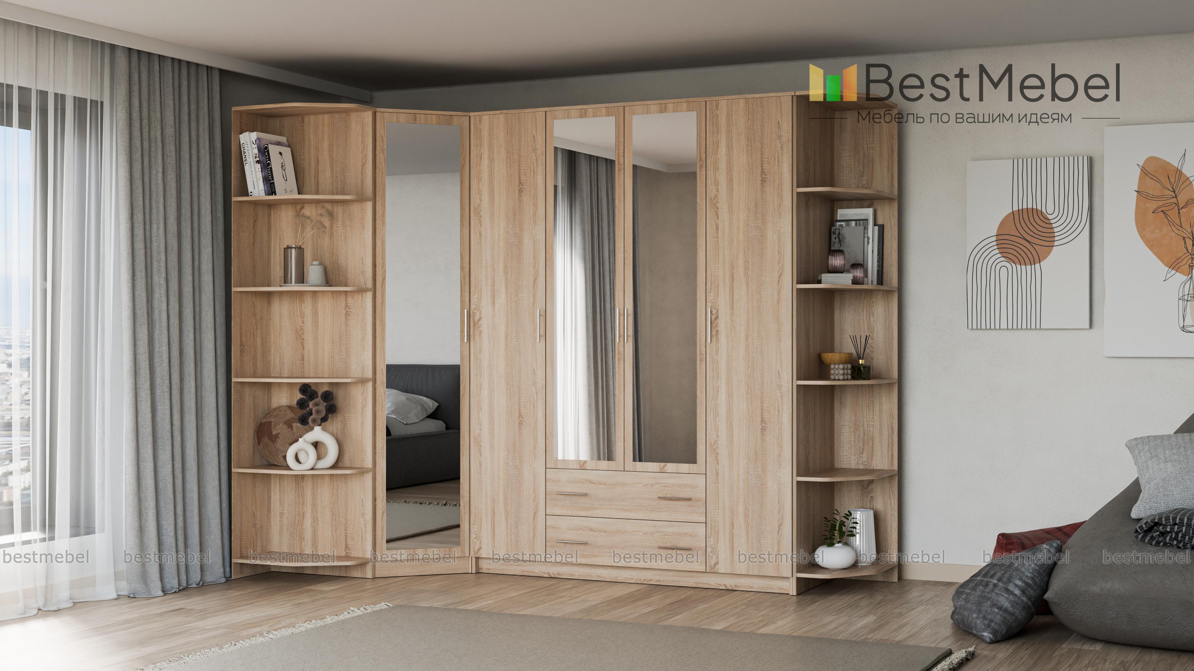 Распашной шкаф набор шкафов НКМ-1 BMS - Фото