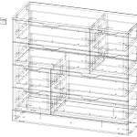 Комод Нордли Nordli 4