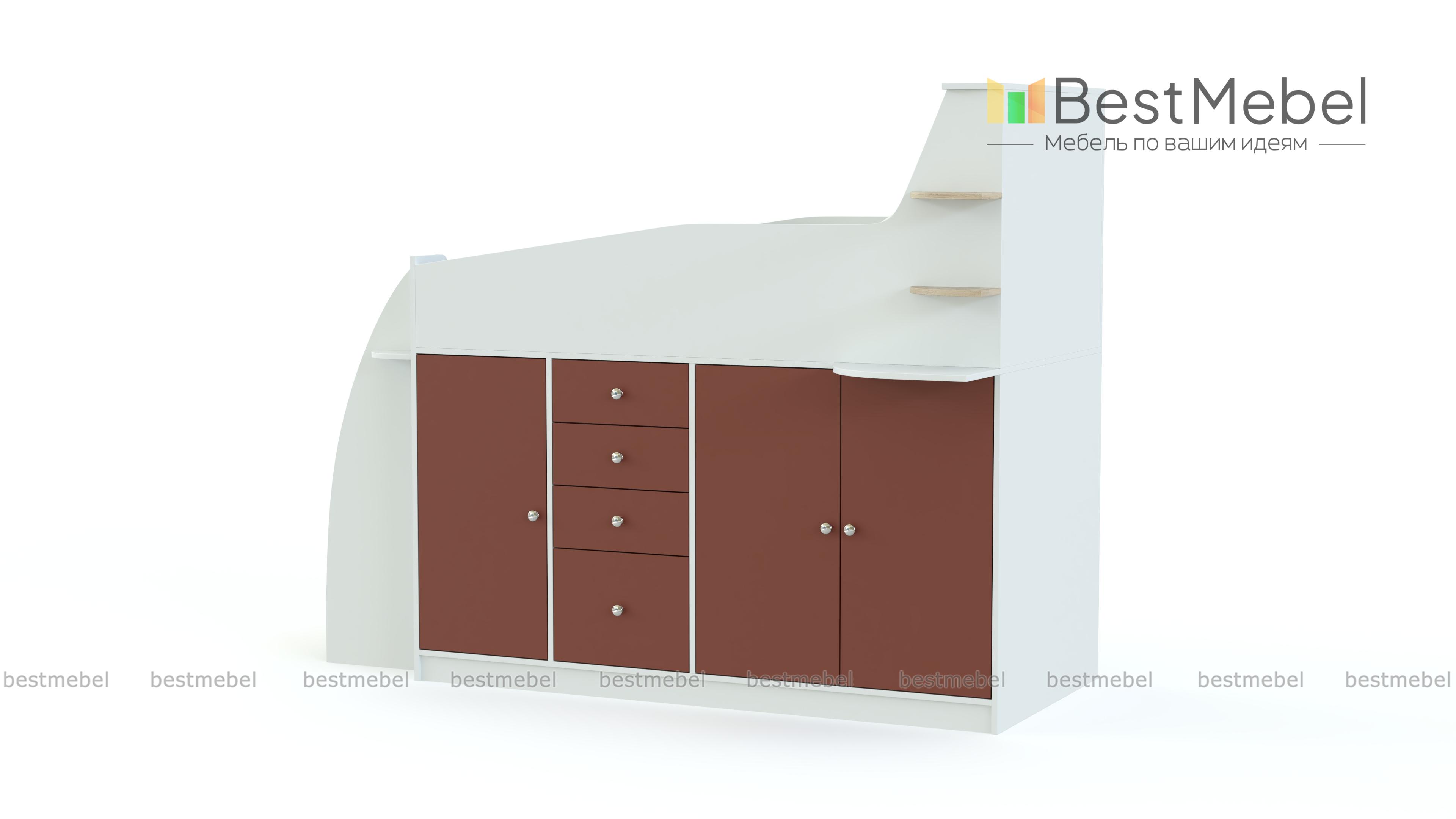 Кровать-чердак Коста 3 BMS - Фото