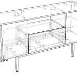 Схема сборки Тумба под ТВ Николь 19 BMS