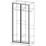 Шкаф-купе Лучший выбор Z 286 BMS(Платяной отсек (станд. 2))