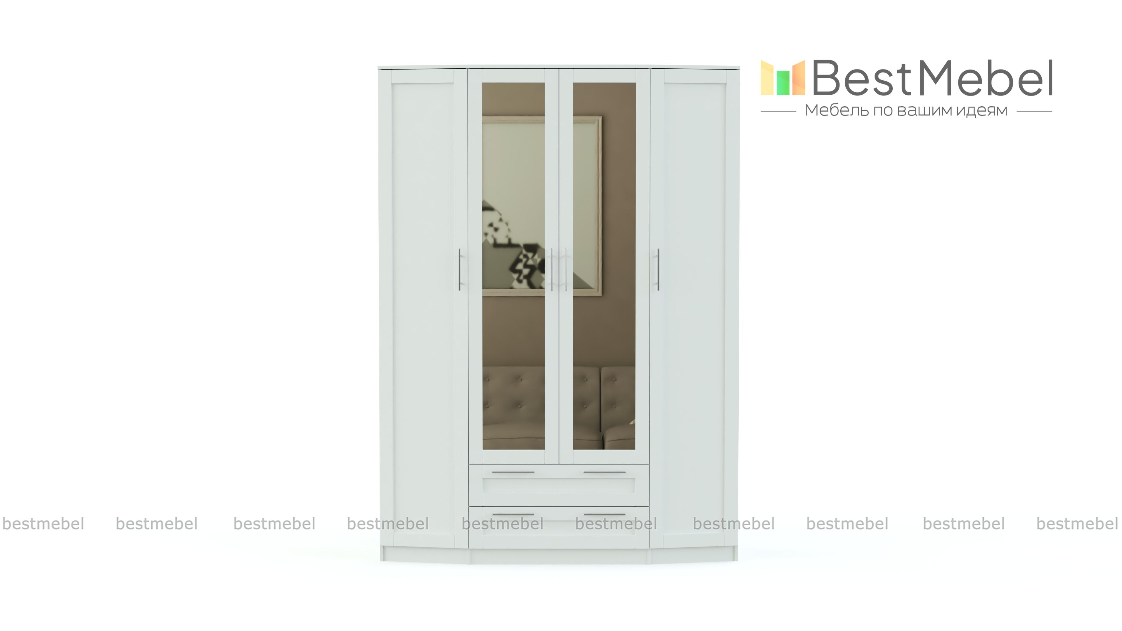 Шкаф распашной Скандинавия BMS - Фото