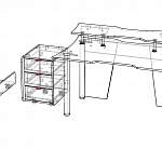 Чертеж Игровой стол Орфей 3 BMS