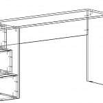 Чертеж Стол компьютерный Феникс 14 BMS
